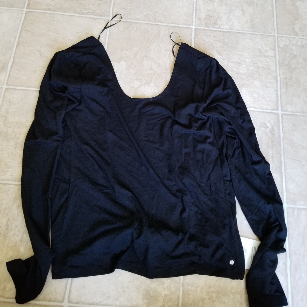 Fabletics tie yoga shirt NWT